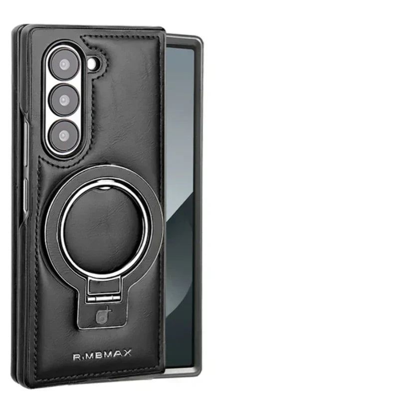BowLift | Premium PU leather magnetic case with stand for Samsung Fold 3/4/5/6