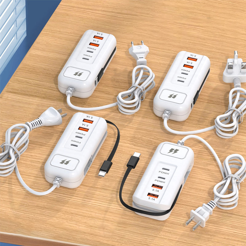 BowLift | Multifunctional fast charging socket - 2PD + 2USB
