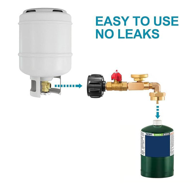 BowLift | Adapter for propane filling with angle and gauge