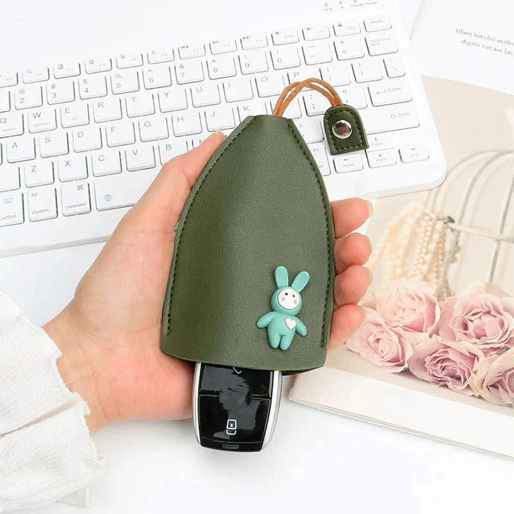 BowLift | Creative retractable, cute car keychain case with large capacity