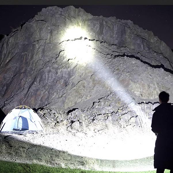 BowLift | Super Bright Double Head Spotlight portable flashlight