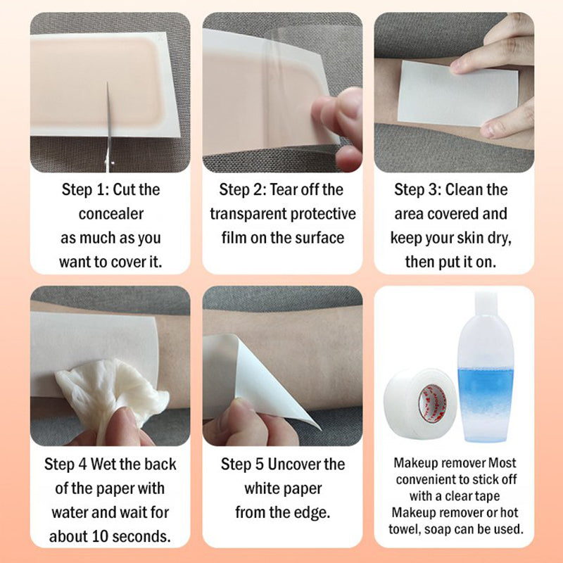 New Products Ultra-Thin Tattoo and Scar Concealer Patch Bowlift