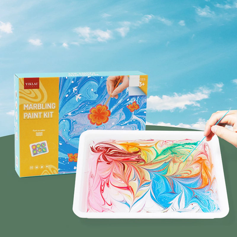 BowLift | Marbling of watercolor paint for art
