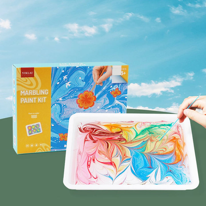 BowLift | Marbling of watercolor paint for art