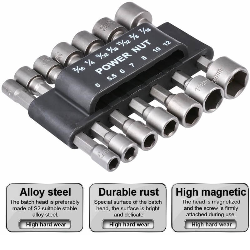 BowLift | Power-driven socket wrench 14-piece set