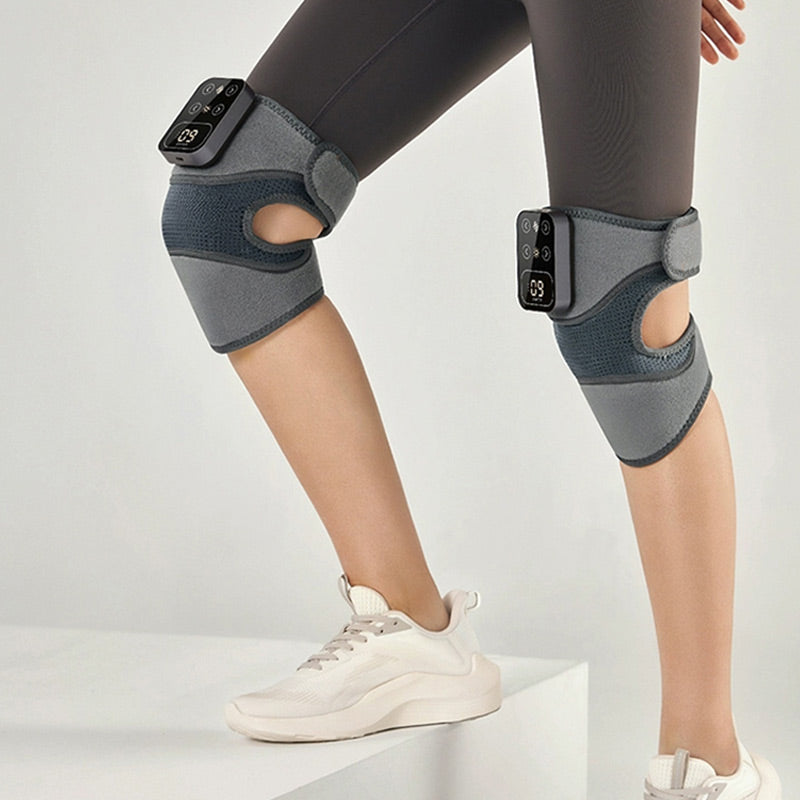 BowLift | Heated Knee Brace with Massage | Adjustable Thermal & Vibration Support | USB/Wall Powered