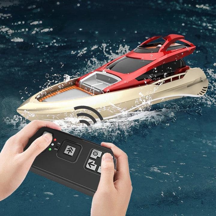 BowLift | Mini 2.4G RC high-speed boat with LED lights