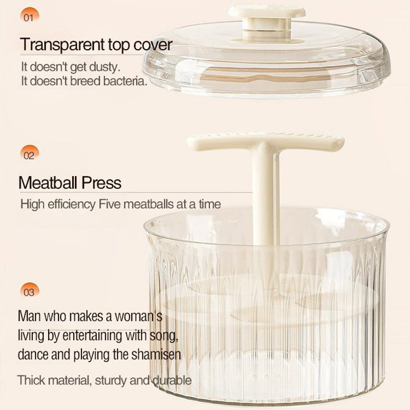 BowLift | Transparent meatball maker