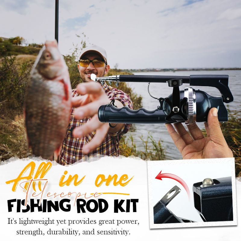 BowLift | All-In-One Telescopic Fishing Rod Set