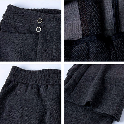 BowLift | Thickened, informal, straight pants for women