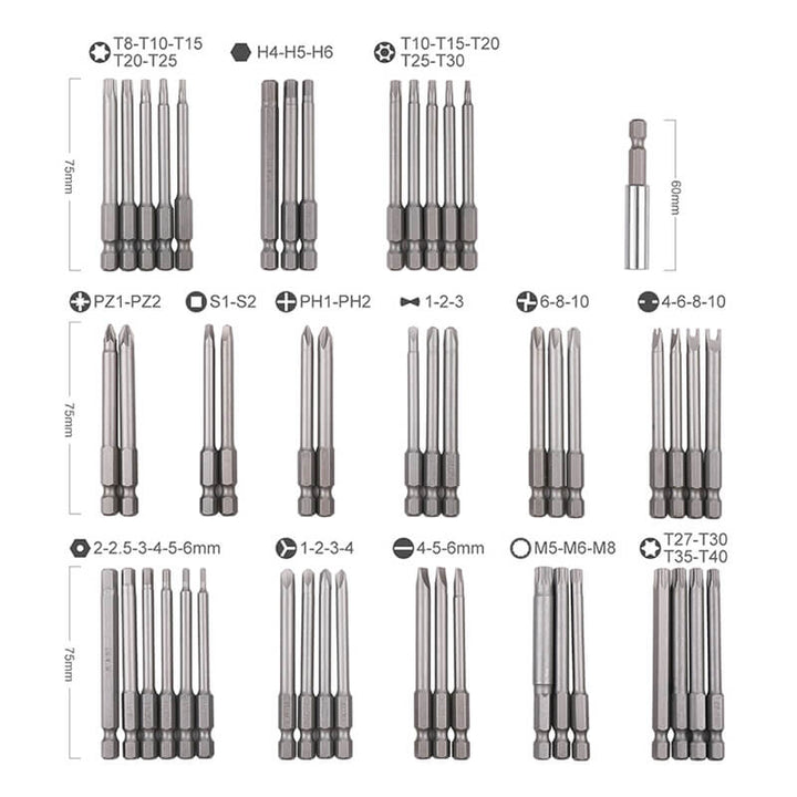 BowLift | 50 pieces of extended pieces with different shapes