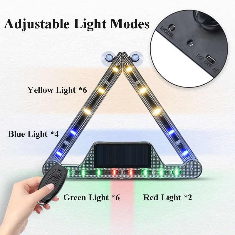 BowLift | Solar Folding Triangle Warning Light