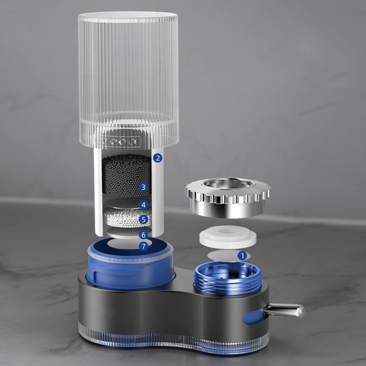 BowLift | Water filter for faucet with adapters