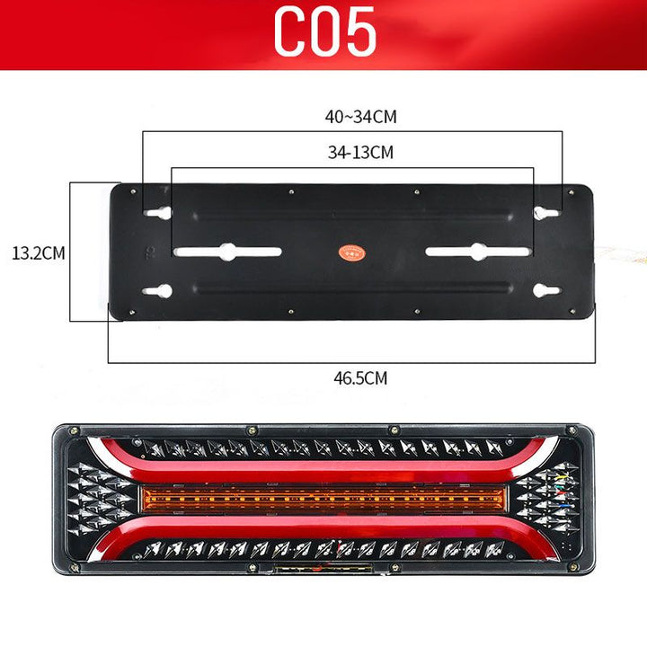 BowLift | 2 powerful LED tail lights for trucks