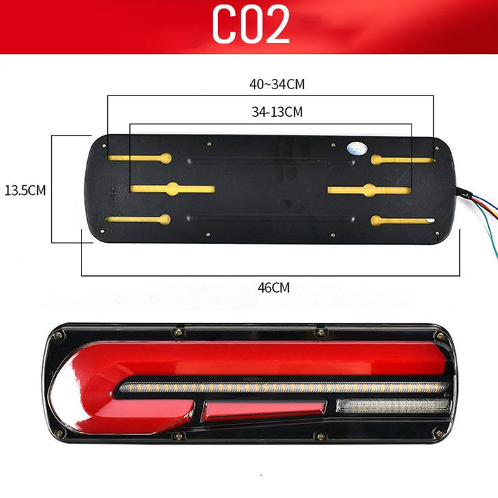 BowLift | 2 powerful LED tail lights for trucks