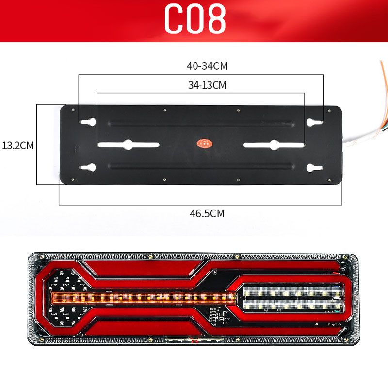 BowLift | 2 powerful LED tail lights for trucks