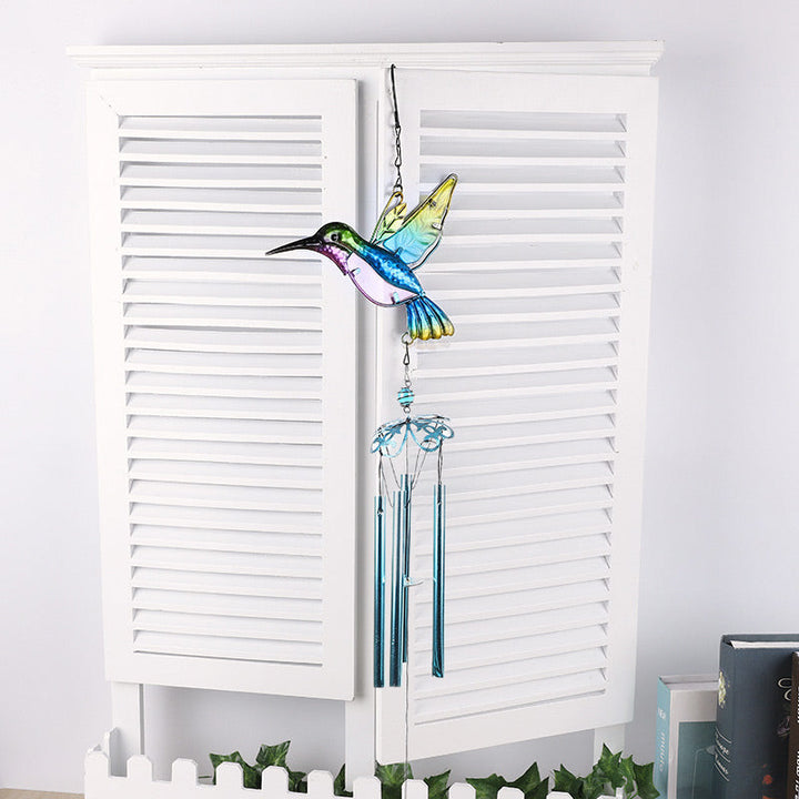 BowLift | Hummingbird and dragonfly Wind chime garden decoration