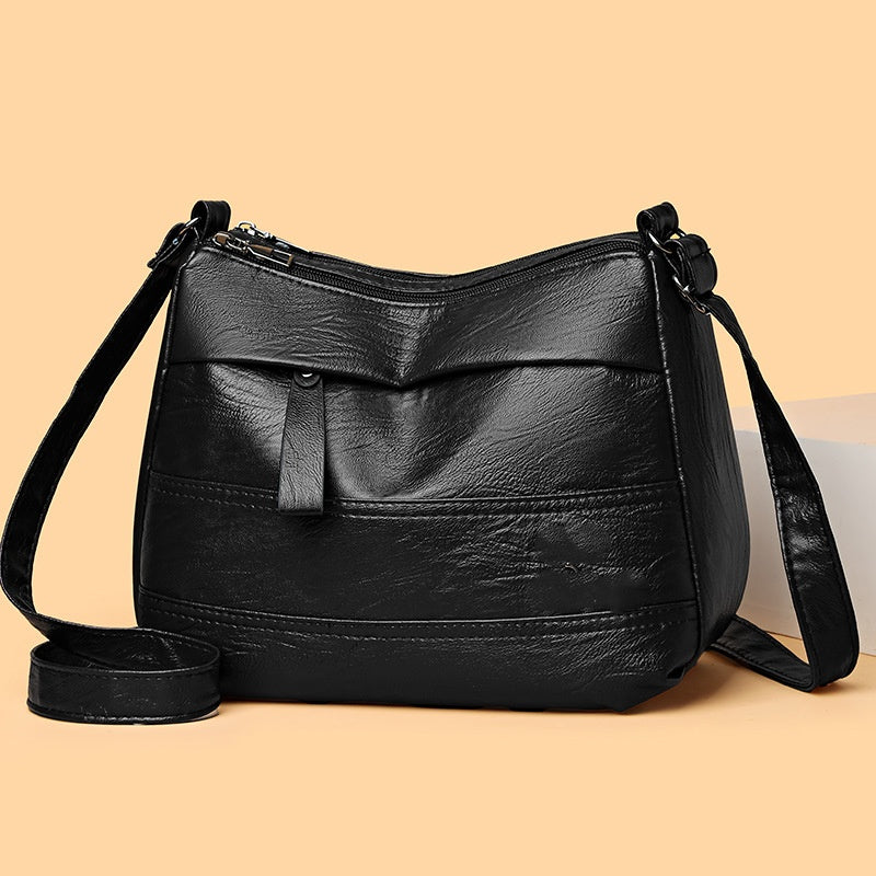 BowLift | Retro shoulder bag in multiple layers with large capacity