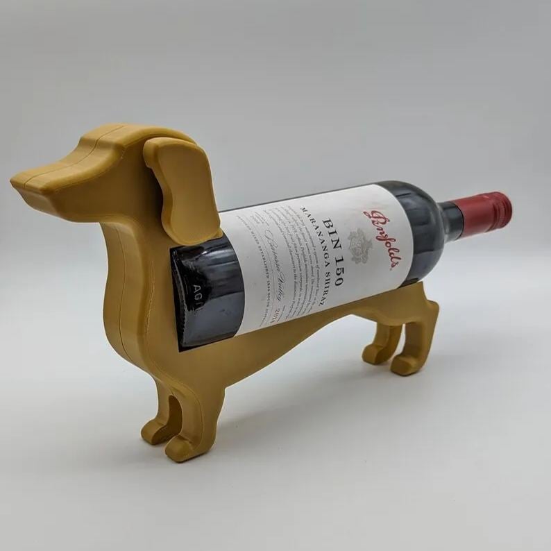 BowLift | Wine Bottle Holder Shaped Like A Dachshund