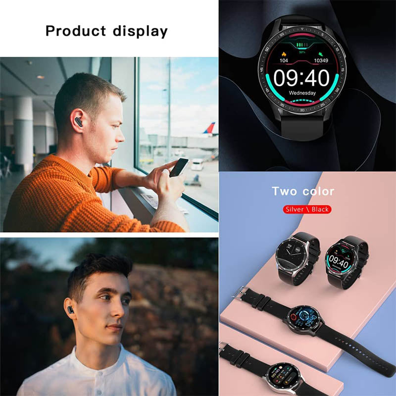 BowLift | 2-in-1 Smartwatch with Earbuds (For iPhone & Android)