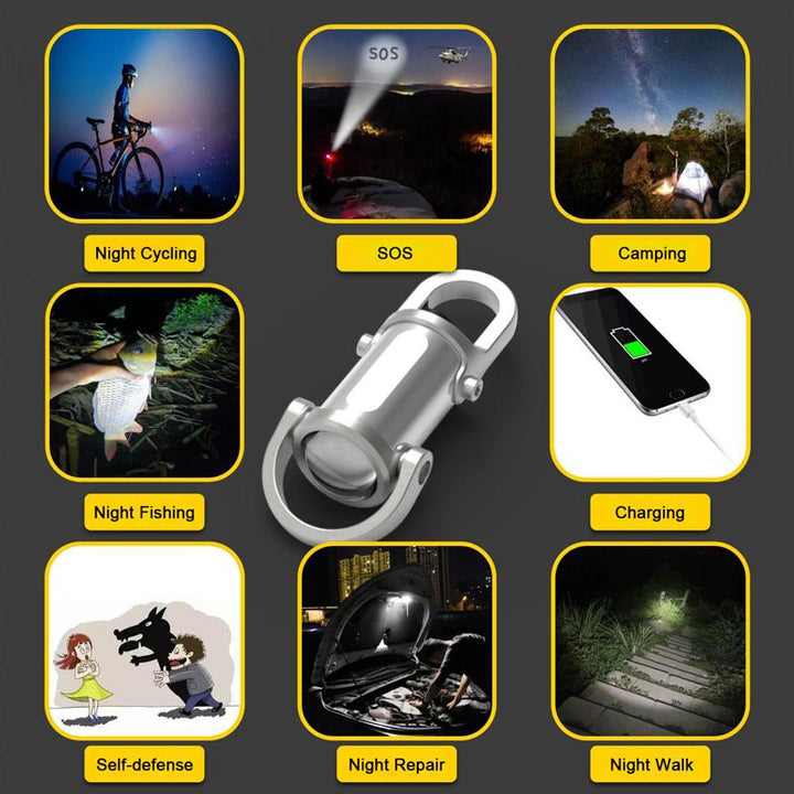BowLift | Lumineux | Mini LED flashlight – 1200LM – waterproof - ultra bright
