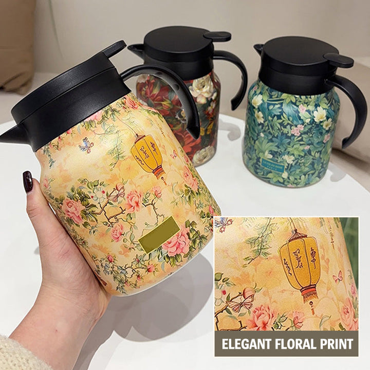 BowLift | Limited time discount1000 ml vacuum insulated teapot with strainer