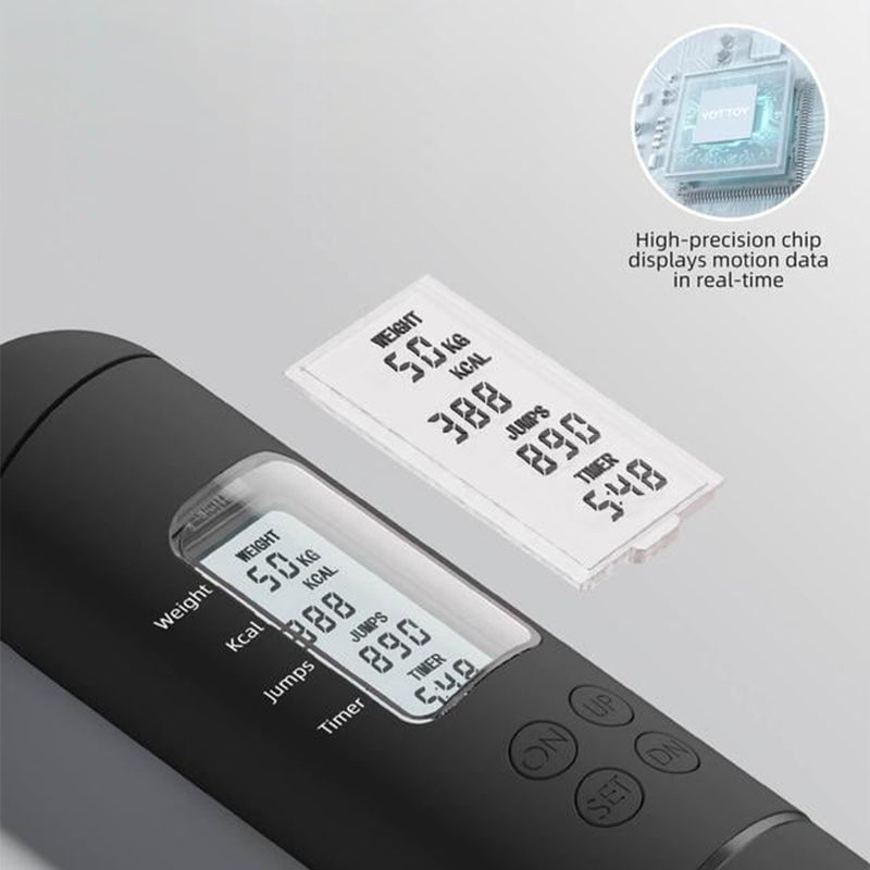 BowLift | Battery-operated skipping rope with counter and weight balls