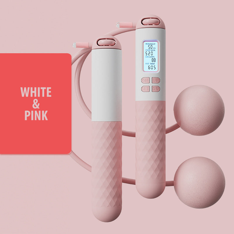 BowLift | Battery-operated skipping rope with counter and weight balls