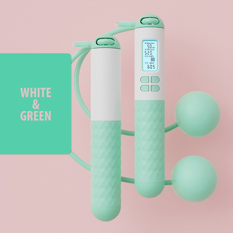 BowLift | Battery-operated skipping rope with counter and weight balls