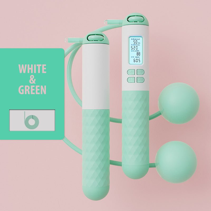 BowLift | Battery-operated skipping rope with counter and weight balls