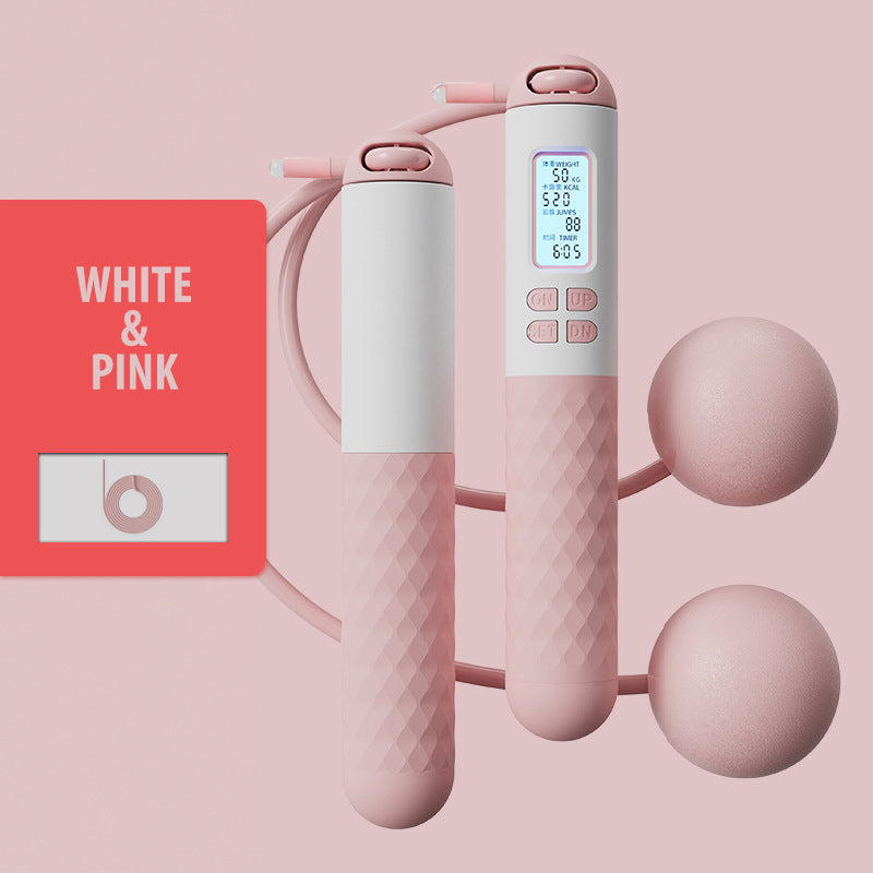 BowLift | Battery-operated skipping rope with counter and weight balls