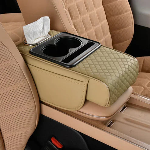 BowLift | Integrated multifunctional riser cushion for car armrests under pressure