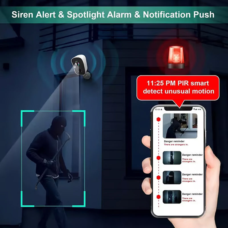 BowLift | Solar-powered surveillance camera - wireless WiFi IP camera