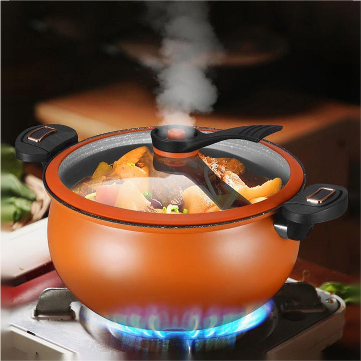 McRib Stone Micro Cooking Pot with Non-Stick Coating | Bowlift