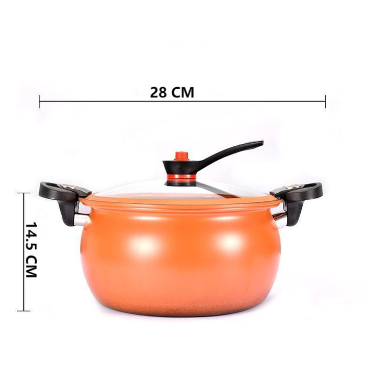 McRib Stone Micro Cooking Pot with Non-Stick Coating | Bowlift