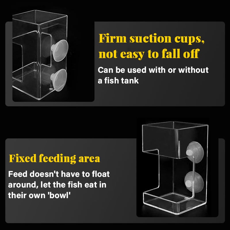 BowLift | Feeding ring and tray for aquarium