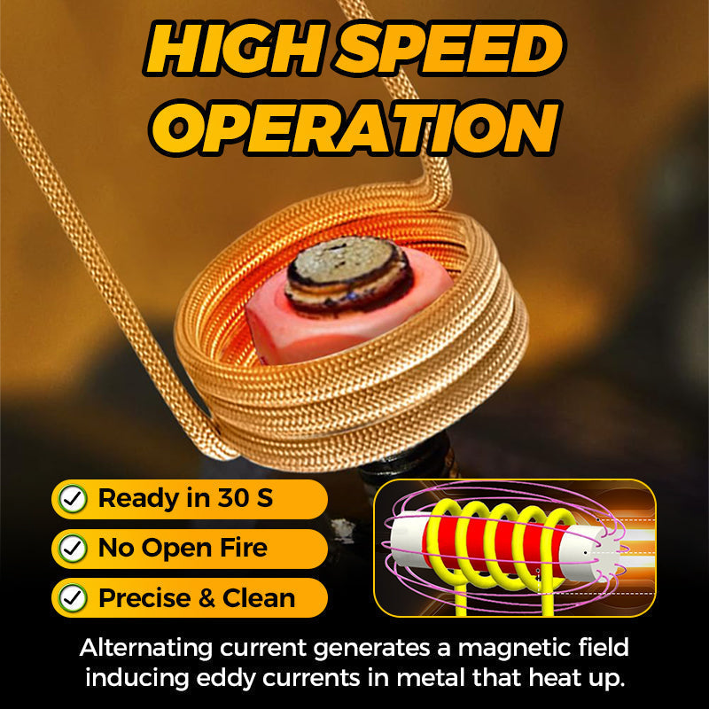 BowLift | Magnetic induction heater set - 1100W induction heating tool for bolt removal