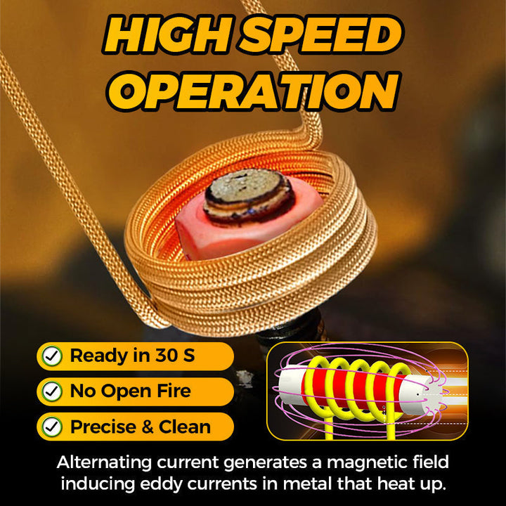 BowLift | Magnetic induction heater set - 1100W induction heating tool for bolt removal