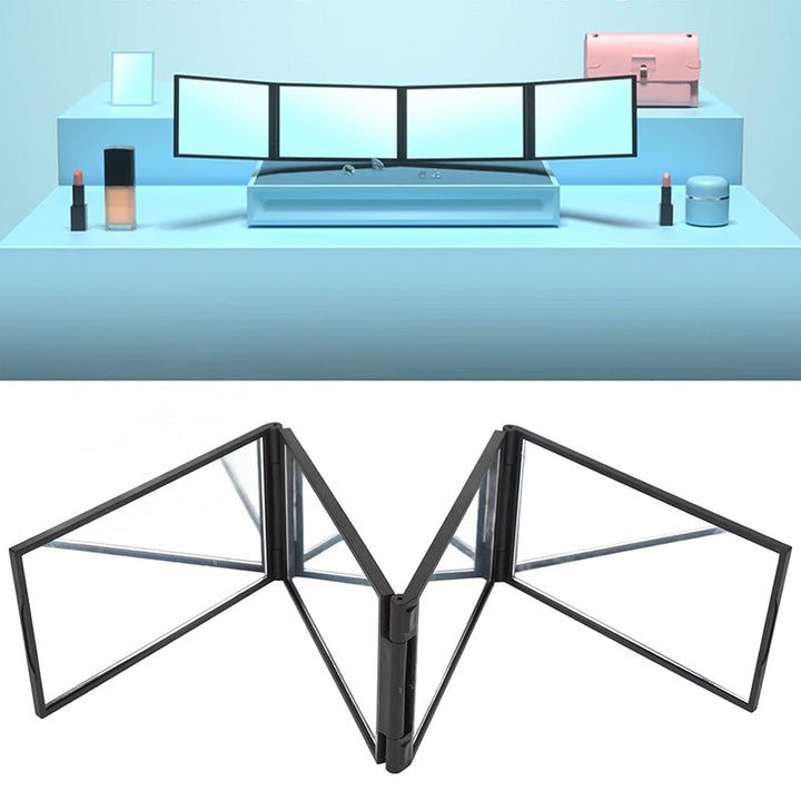 BowLift | Multi Angle Folding Mirror for Self Haircutting -  Head Back View Available