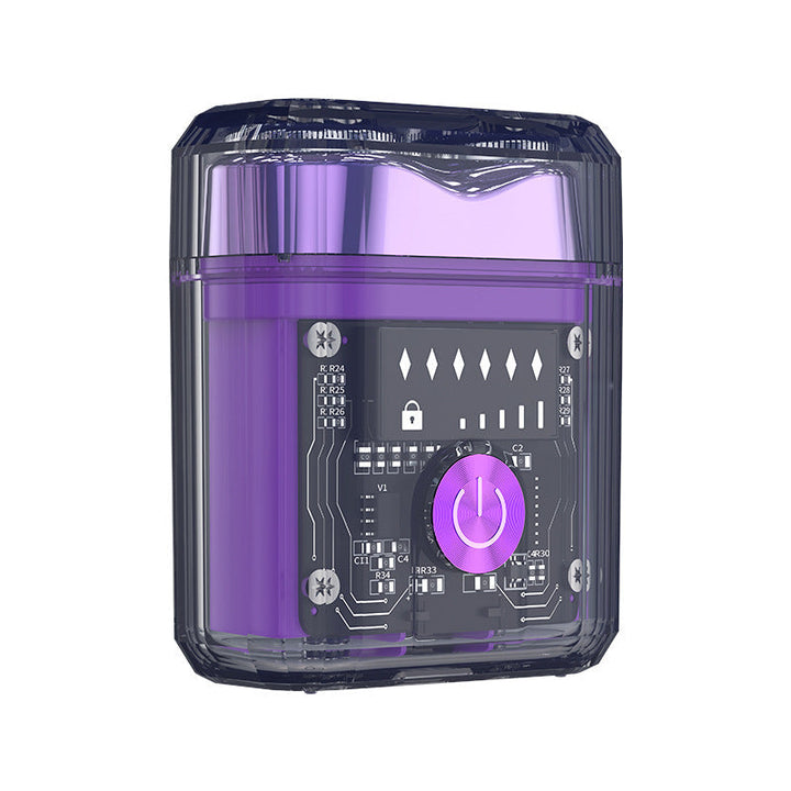 BowLift | Futuristic transparent mini electric smooth shaver