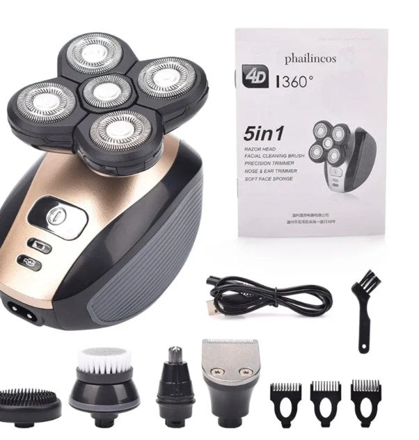 BowLift |  5-in-1 multifunctional 4D electric shaver