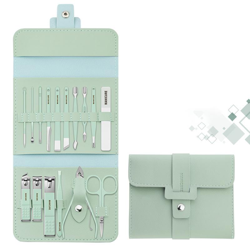 Nail Clipper Set portable 12/16 pieces with case | Bowlift
