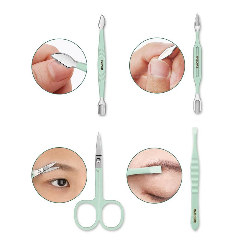 Nail Clipper Set portable 12/16 pieces with case | Bowlift