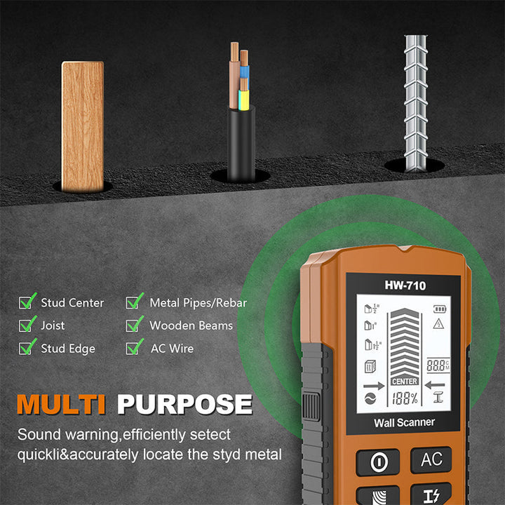 BowLift | Multifunctional handheld metal and wall detector