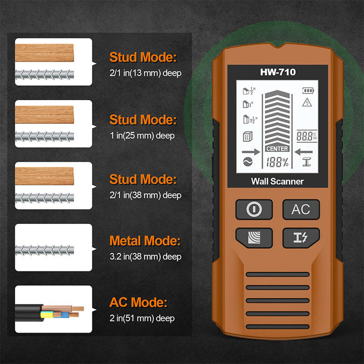 BowLift | Multifunctional handheld metal and wall detector