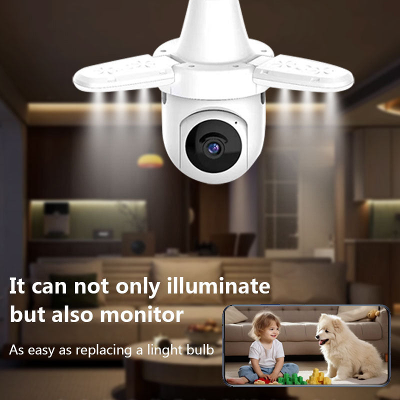 BowLift | Wireless security cameras with night vision and lightbulb