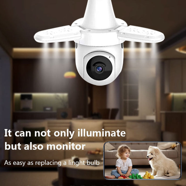 BowLift | Wireless security cameras with night vision and lightbulb