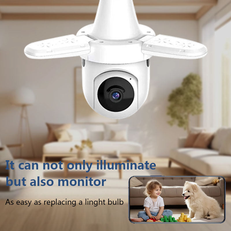BowLift | Wireless security cameras with night vision and lightbulb