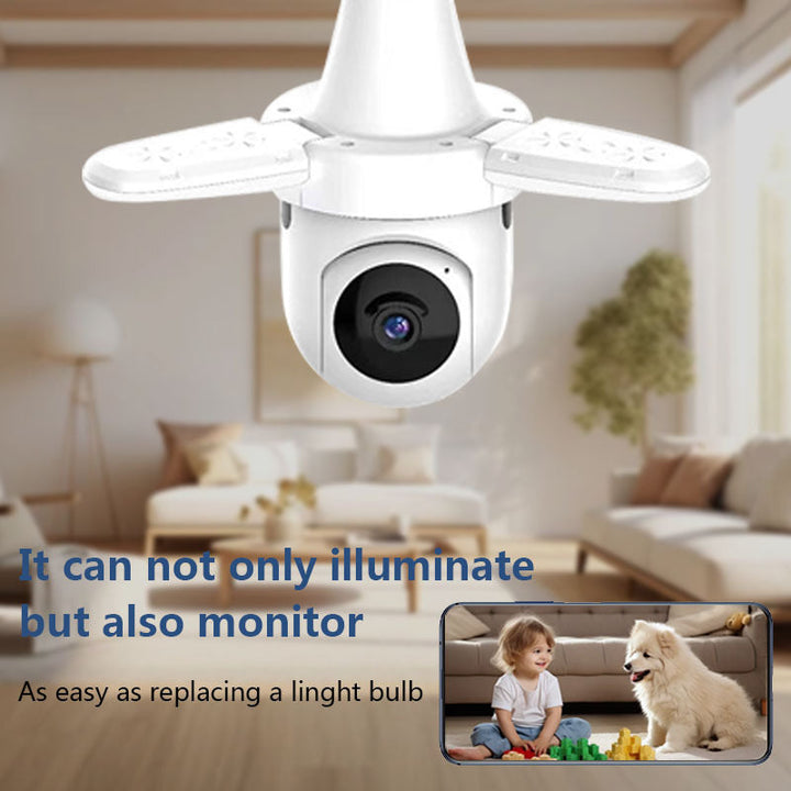BowLift | Wireless security cameras with night vision and lightbulb