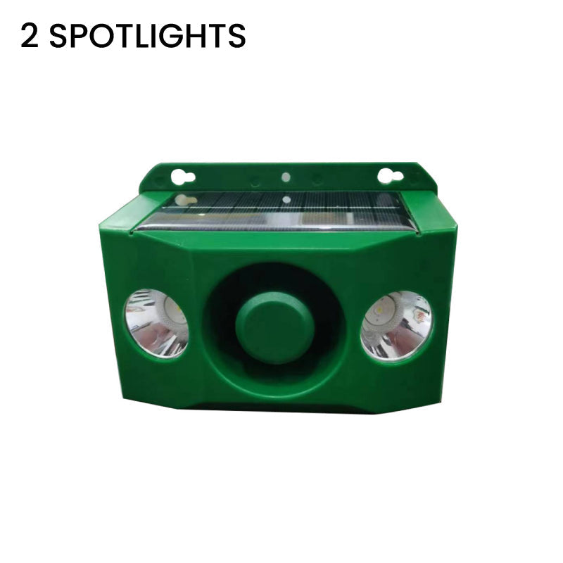 BowLift | Solar Animal Repellent Device | Flashing LED & Sound Alarm | Outdoor Weather-Resistant